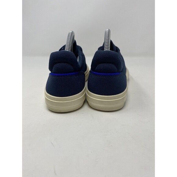 Rothy's Shoes Mens Size 6 Womens 7.5 Blue Lace Up Knit Low Top Casual Sneakers - Picture 8 of 12